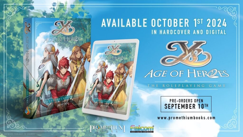 Ys: Age of Heroes – Dive into the Beloved Franchise's Tabletop RPG Debut