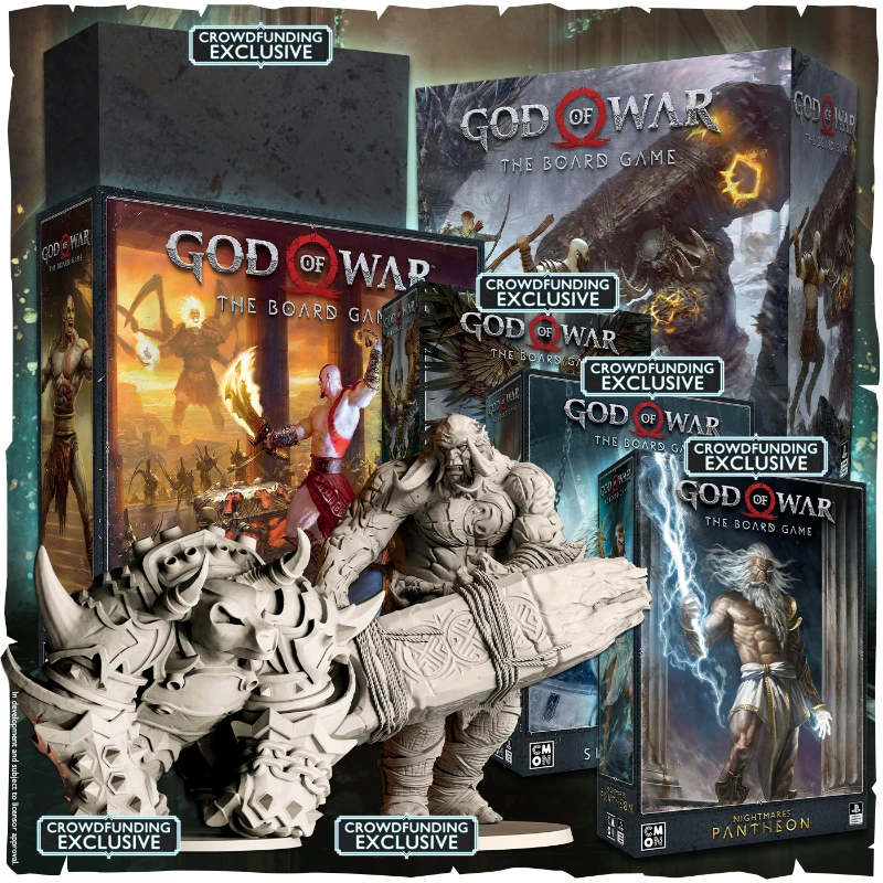 CMON Reveals Nightmares: Sisters of Fate Expansion for God of War: The Board Game 2