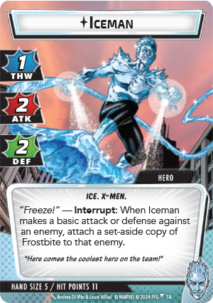 Iceman Brings the Chill to Marvel Champions