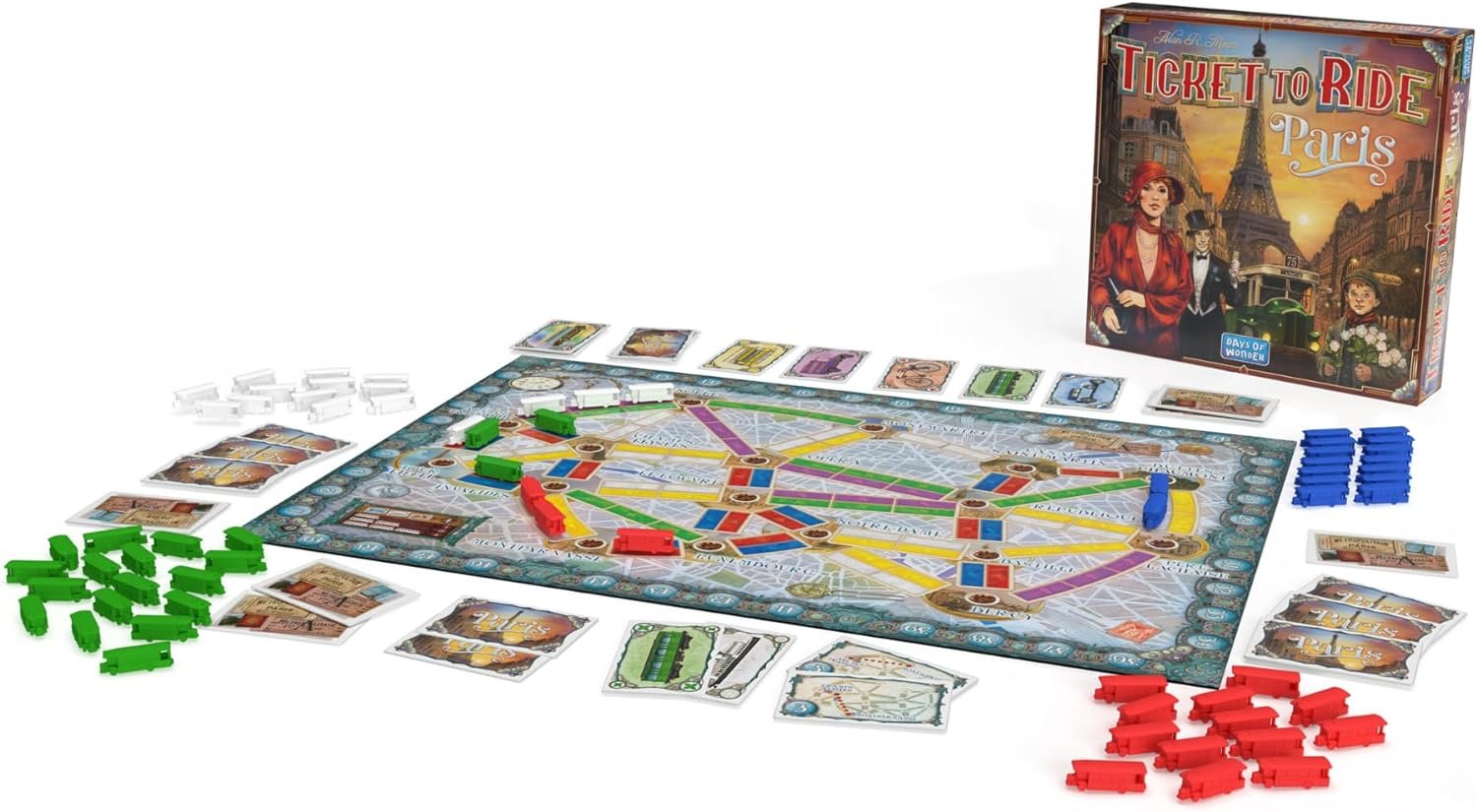 Ticket to Ride Paris: Explore 1920s Paris in the Latest Board Game Release