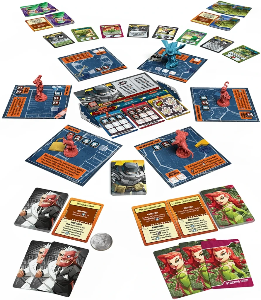 Arkham Asylum Expansion for DC Super Heroes United: The Penguin, Two-Face, and More