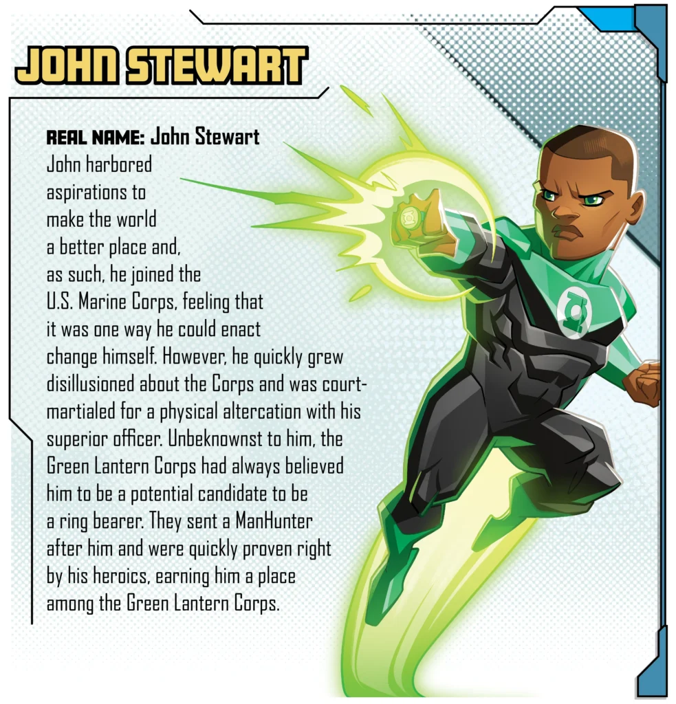 Green Lantern Corps Expansion for DC Super Heroes United: John Stewart, Jessica Cruz, and More