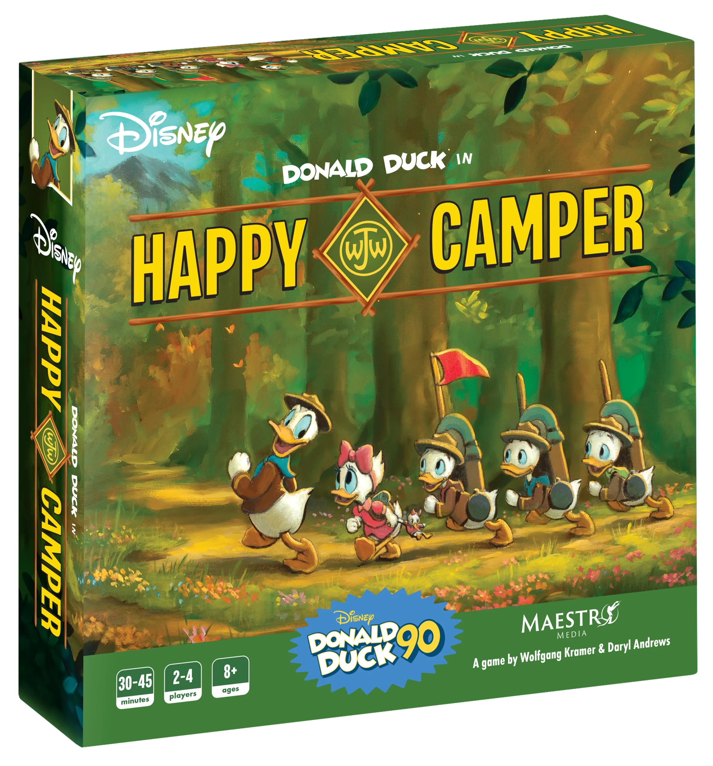 Donald Duck: Happy Camper – New Board Game Announced for Donald’s 90th Anniversary