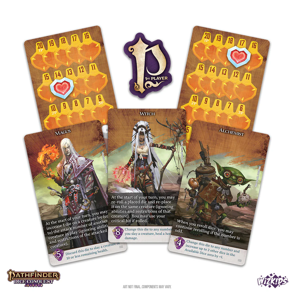 WizKids Opens Pre-Orders for Pathfinder Dice Conquest