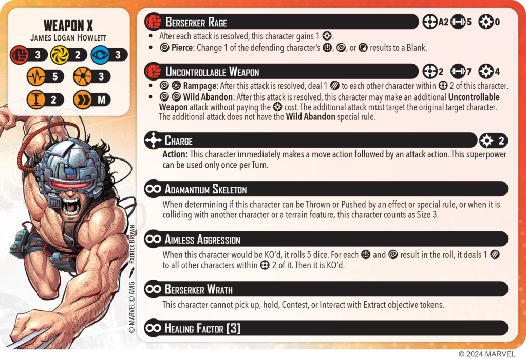 Marvel: Crisis Protocol Unveils Weapon X and Maverick - Wolverine's Dark Origins