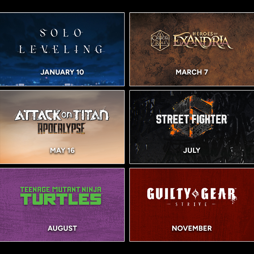 UniVersus 2025 Roadmap: From Street Fighter to Teenage Mutant Ninja Turtles